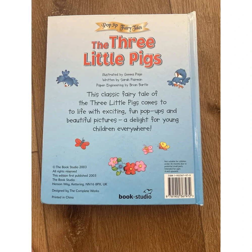 The Three Little Pigs Pop Up Fairy Tales by Garrard Way Designed by The Complete